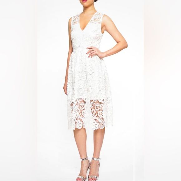Yumi Kim Dresses & Skirts - Anthropologie Yumi Kim Women’s White Lace Sleeveless NWT Size XS